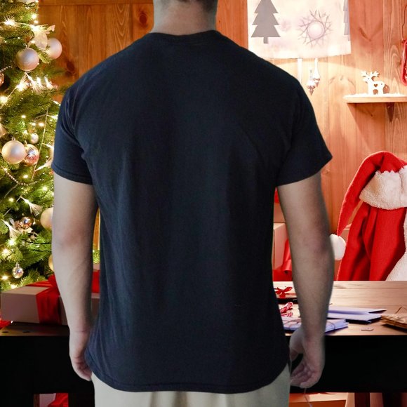 Jesus and Santa  Humerous Mens T SHirt - Picture 4 of 4